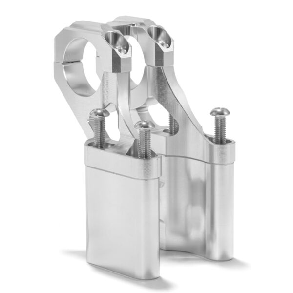 Soporte Frontal de Manillar (Front Handlebar Bracket) para Sur-Ron Light Bee plata + 2 inch - Imagen 2